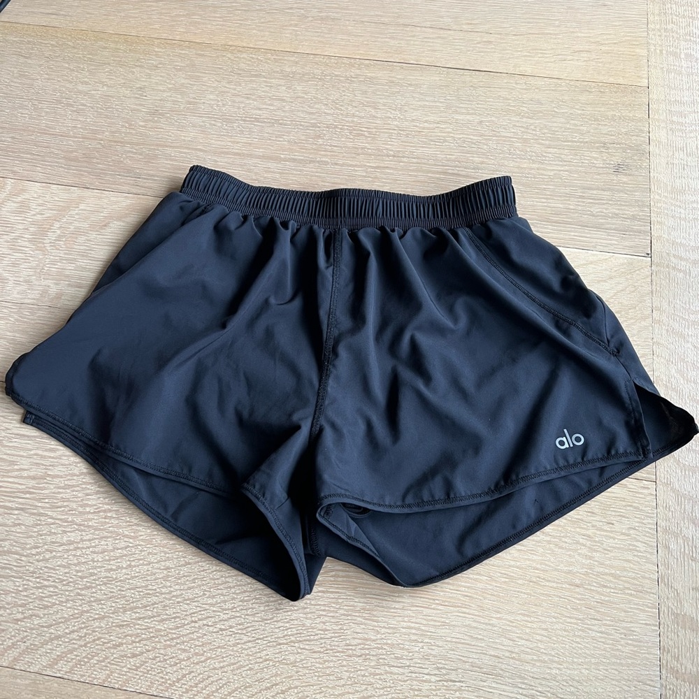 Alo Black Athletic Shorts
